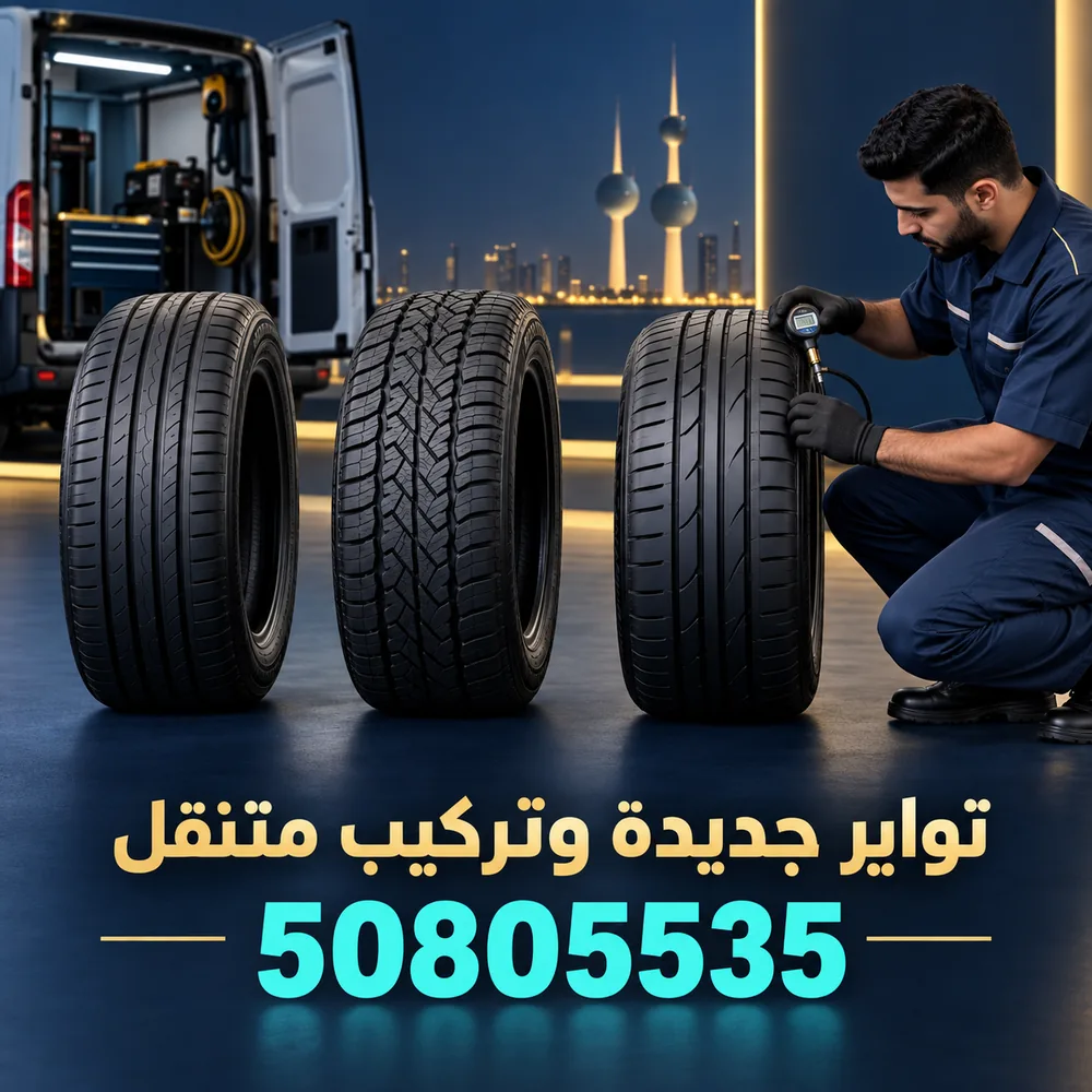 تواير جديدة وتركيب متنقل في الكويت 50805535